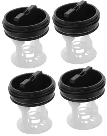 Uonlytech 4pièces Bouchon Vidange Machine à Laver Filtre De Lave-linge Accessoires De Lave-linge Rondelle Pour Vidange Bouchon De Plastique Robuste