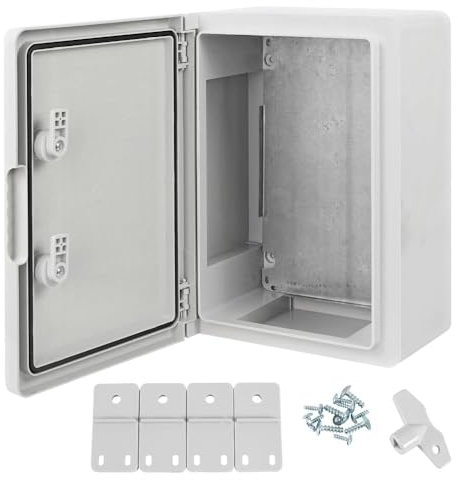 Armadio di distribuzione da parete con piastra zincata, scatola di controllo ABS vuoto IP65, dimensioni 250x350x150