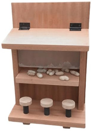 para ardillas de barra de nueces, de ardillas de madera, resistente, gran apertura, vida silvestre para exteriores, montaje extraíble, patios, árboles y vallas