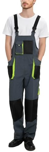 Portefeuille Flamme Salopette unisexe pour hommes avec poches, classique, renforcée, stéréoscopique, grande poche, vêtements de travail, salopette de travail de Pantalon De Survêtement Pour Homme Long