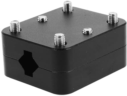 LOLIPPYY Soporte Navegación Moto Aluminio Resistente para Manillar GPS Compatible Montaje Seguro para Touring y Offroad