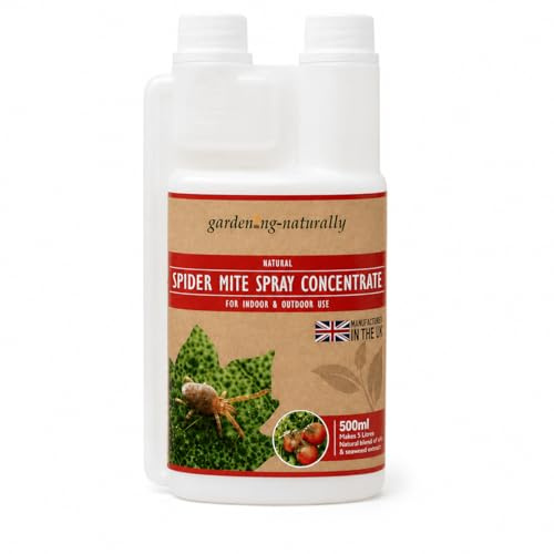 Natural Spider Mite Spray & Concentrate (500ml Spray Concentrate) for Indoor and Outdoor Plants