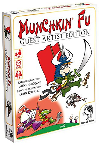Pegasus Spiele 17233G - Munchkin Fu Guest Artist Edition, Kovalic-Version