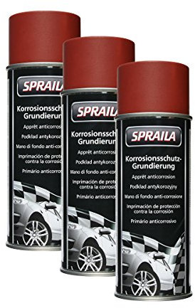 KWASNY Grundierung Haftgrund Spray Korrosionsschutz 400Ml Auto Füller Filler 3X