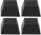 Block Silicone Isolation Feet - 4-Pack Subwoofer Isolation Pad w/ 37.5 lbs Capacity - Pads for Small Speakers, Speaker Spikes & Turntable Isolation Pads for Reduced Vibration & Resonance