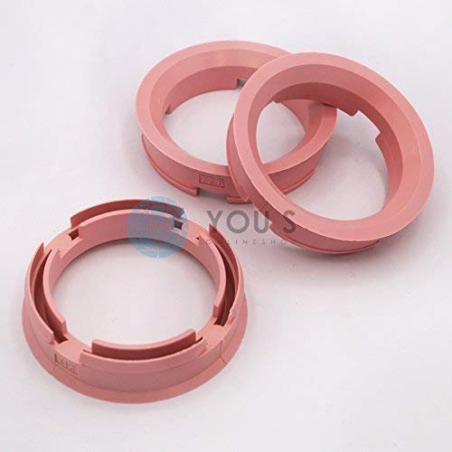 3 x ZENTRIERRINGE DISTANZRING für ALUFELGEN Z19D 72,6-57,1 mm Brock, Keskin, Tuning, Motec, Oxigin, RC, Tomason, Wheelworld, Advanti