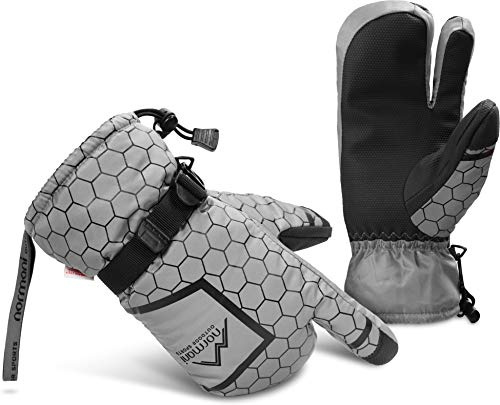 normani Thermo Winterhandschuhe warm gefüttert wasserdicht Winddicht atmungsaktiv Unisex Skihandschuhe mit ComforMax Füllung