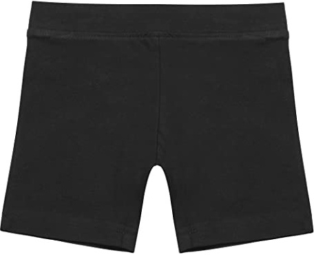 Listers Schoolwear - Pantalones cortos modestos para niñas, 100% algodón, transpirables y seguros, para danza, bicicleta y ciclismo, pantalones elásticos para niñas, talla 4-16 años, negro, Negro, 11