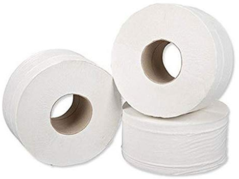 2 x 12 Rolls - 200m Mini Jumbo Toilet Tisue Rolls, 3 inch Core