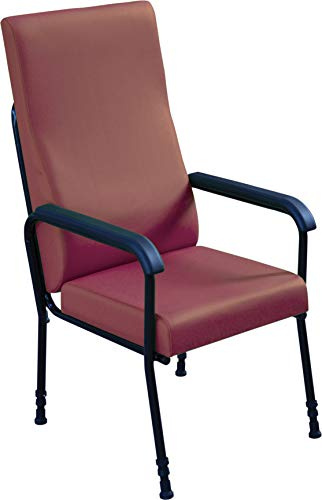 Aidapt Longfield Height Adjustable Chair Ergonomically Designed to Give Lumbar Support, Wipe Clean Finish, Flat Packed, Easy Assembled, Brown