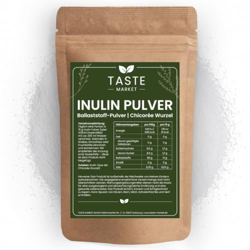Inulin Pulver 20 kg |aus der Chicorée Wurzel | hoher Ballaststoffgehalt | vegan