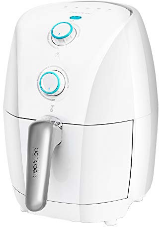 Cecotec Friteuse sans huile à air chaud 1,5L Cecofry Compact Rapid Sun. 900 W, Diététique, Capacité 400 g, Fonction four, Programmable en temps et température, Livret de Recettes