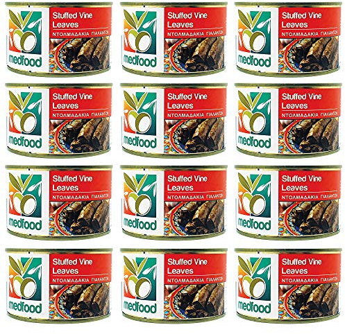Med Food Stuffed Vine Leaves 400g - (Pack of 12)
