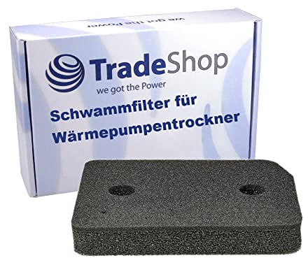 Trade-Shop Sponge Filter / Foam Filter / Base Filter Replacement for Miele 9164761 09164761 00916476100017 9164760 4054905442652 / Heat Pump Dryer