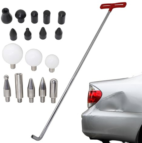 Oldmoom Débosselage de carrosserie,Outil de réparation Automobile avec poignée antidérapante | Kit de débosselage de Voiture avec poignée Confortable pour Le débosselage, adapté aux Motos, Voitures