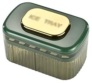 GRFIT Eisbehälter Eiskübel-Presstyp, Eiswürfelbereiter, Eisbox-Tablett, Silikon-Küchengerät, Eiskugelform, Bier, Kaffee, schnelles Einfrieren eiskübel (Color : 3), JKXWX-2021