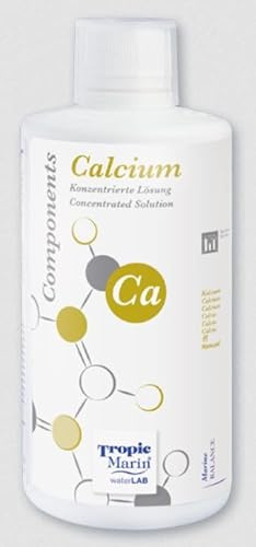 Tropic Marin Components Calcium 500ml per acquario, soluzione altamente concentrata per la fornitura di calcio in caso di deficit nell'acquario.