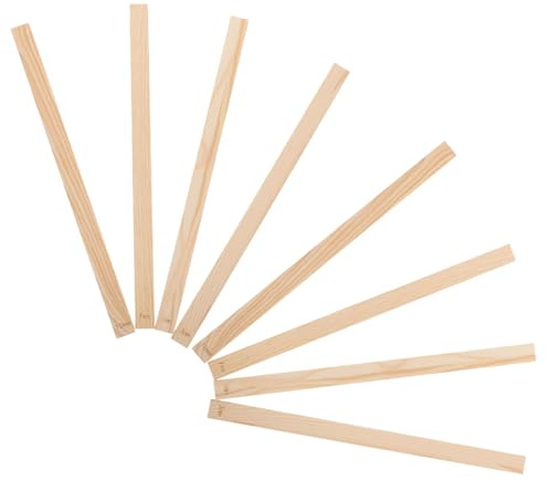 LIGHTAOTAO 8 St Keramiska Lerskena Remsor Keramik Rollverktyg Keramik Lera Verktyg Keramik Kavel Träkavel Trärulle Lera Roller Lera Verktyg Lera Mudboard Guide Träremsor