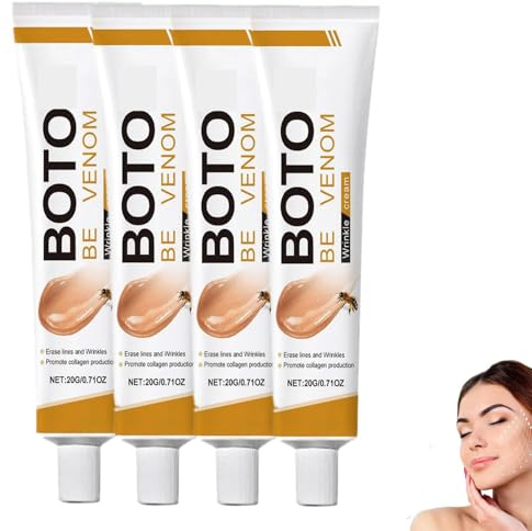 Anti-Falten-Creme, 2026 Faltenentfernungscreme, Feuchtigkeitscreme für Gesicht und Hals, für Alle Hauttypen (4 PCS)