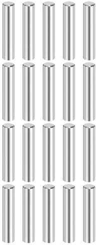 QUARKZMAN 20 Stück Zylinderstifte Rostfrei, 8 mm x 35 mm Spannstift Passstift, 316L Metallstifte Edelstahl, Dübelstifte Bolzen Metall für DIY, Möbel, Bastelprojekte