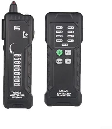 Sandyseptember Tester professionale per cavi di rete con verifica della continuità, allineamento della linea e per caratteristiche di sicurezza POE Live Line