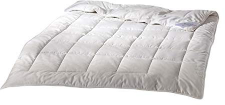 Traumschlaf Alpaka Bettdecke • Ganzjahresdecke mit 100 % Alpakawolle • Hochwertige Naturbettdecke • Temperaturausgleichend & atmungsaktiv • Für Allergiker geeignet 135x200 cm