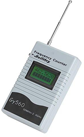 BigKing Portable Frequency Counter, GY560 50Mhz to 2.4Ghz 2-Way Radio Frequency Counter, Mini Radio Frequency Meter, Handheld Radio Frequency Testing for Car Boat