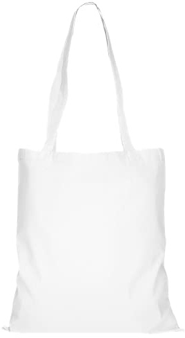 TEXXILLA 10er | 25er | 100er Pack Baumwolltasche - 28 Farben | mit Zwei Langen Henkeln | 38x42cm | Jutebeutel | Einkaufstasche | unbedruckt