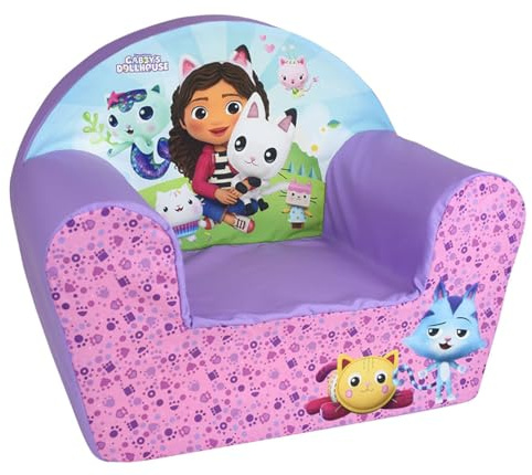 Fun House Gabby ET LA Maison Magique - Poltrona da club per bambini, origine francese, 52 x 33 x 42 cm