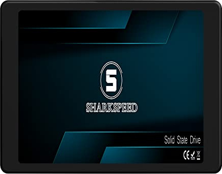 S SHARKSPEED SSD 512GB 2.5 SATA 3 (6Gb/s) TLC 3D NAND, Unità a Stato Solido Interno per Laptop, Computer Desktop/PC (512GB, 2.5)