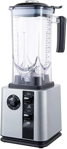 2200W Blender Smoothie Maker - 2.2L Commercial Ice Crusher | High-Speed Mixer with Glass Jug | Automatic Silent Wall Breaking Machine - Perfect for Home, Milk Tea Shop, Coffee Shop