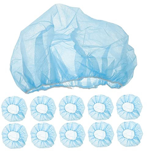 Gatuida 100 Pièces Lot De Bonnets Elastiques Respirants Pour Infirmière Atelier Restauration Laboratoire Cuisine Avec Bande Ajustable