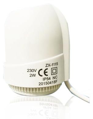 230 V (220 V) NC Attuatore termico elettrico normalmente chiuso for collettore valvola acqua Camera radiante Riscaldamento a pavimento Elettrotermico 1 Pz