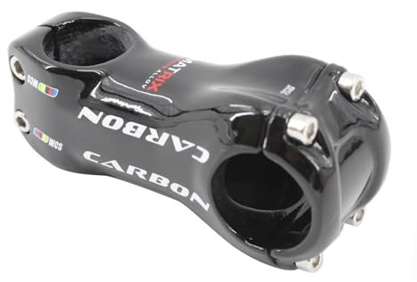 LUOKEKE Lenkervorbau Rennrad Mountainbike Vollcarbon Vorbau Carbon Fahrrad Vorbau 6 17 Winkel Grad Carbon Licht Teile 31.8 * 70-130mm Fahrrad Vorbau(17 Degree 120mm)
