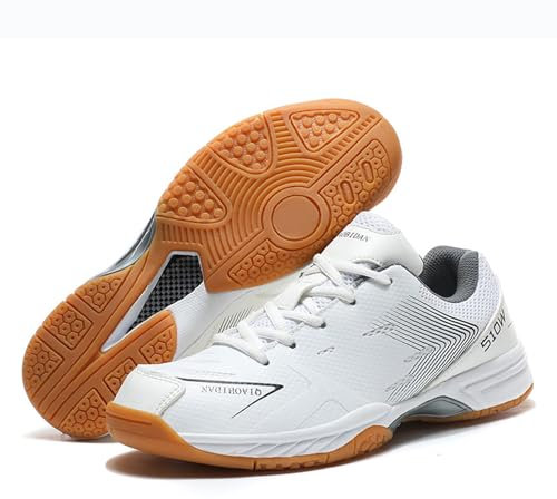 ForceRoute Chaussures de Squash,Chaussure de Sport,Chaussures De Tennis De Badminton,Chaussures De Tennis De Table,Pingpong Badminton Sneakers,Non Slip,Respirantes,pour La Courge De Racquiet. ﻿
