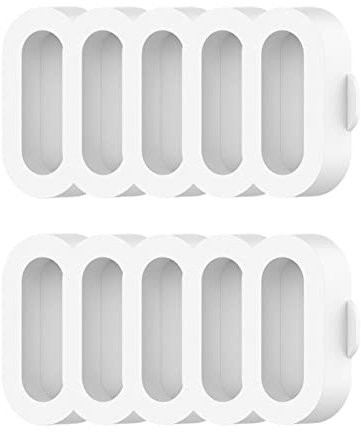 10 Stück Silikon Staubstecker Kompatibel mit Garmin Vivoactive 5 /Vivoactive 4 / 4S Staubschutz Stöpsel Anti-Staub Ladegerät Port Staub Stecker Staubschutzkappe Ladeanschluss-Schutz (Weiß)