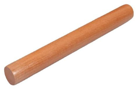 Mattarello in legno mattarello, mattarelli 30 x 2,7, accessori da forno, mattarello, cottura in cucina, superficie antiaderente, per fondente, pizza, biscotti, pasta per pasta,