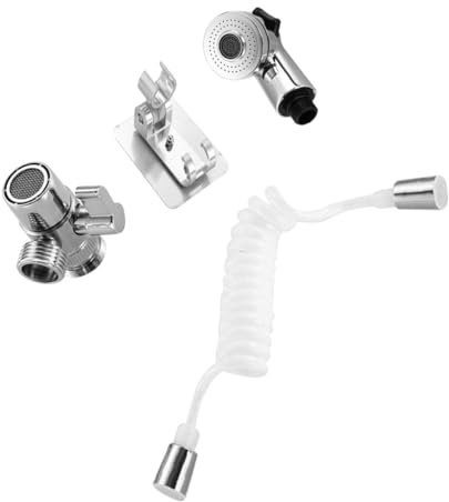 Gadpiparty 1set Doccetta Estraibile Flessibile Per Rubinetto Accessorio Per Trasformare Doccia Portatile Facile Installazione e e Versatile