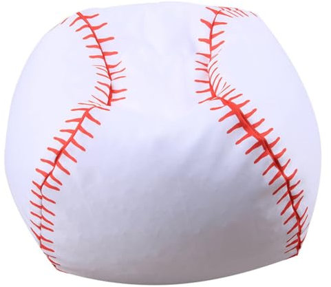 GRIRIW Plüsch Spielzeug Aufbewahrungstasche Im Baseball-design Für Kuscheltiere Spielzeug-organizer Leicht Zu Zippend Und Waschbar Lösung Zur Aufbewahrung Von Und Decken