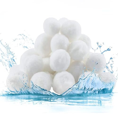 700g Filter Balls, Filterkugeln Pool, Filterballs Pool, Pool Pumpe Filterballs, Schwimmbad Filterballs, Filterkugeln, für 25Kg Filtersand Ersetzen, Filterballs FürPoolpumpe,für Schwimmbad, Filterpumpe