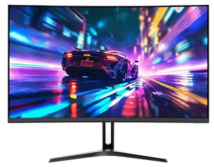 Amzfast Monitor da Gaming 27 Pollici – 200Hz, QHD 2560x1440, Rapido IPS, 1ms GtG, 95% DCI-P3, 130% sRGB, HDR, Adaptive Sync, VESA 100 * 100, HDMI 2.0 * 2/DP 1.4 * 2 con Cavo, Bianco - AMZG27F6Q
