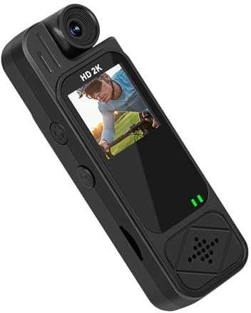 SUMMITDRAGON Caméra vidéo de poche avec objectif grand angle et vision nocturne pour la sécurité et Vlog Caméscope de poche largement utilisé