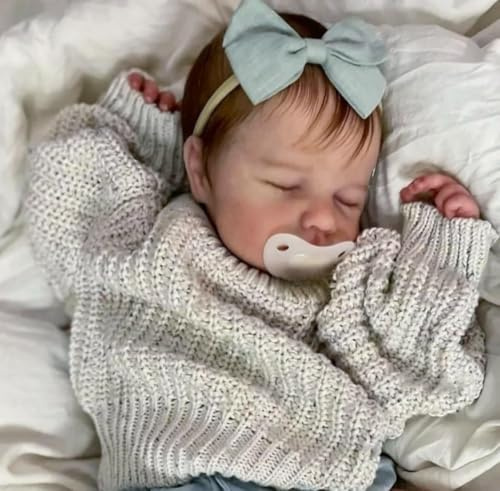 Zero Pam Reborn Baby, Bambola in silicone da 50 cm, corpo completo, realistica, per bambini rinati nella vita reale, bambola realistica che sembra reale, per bambini rinati