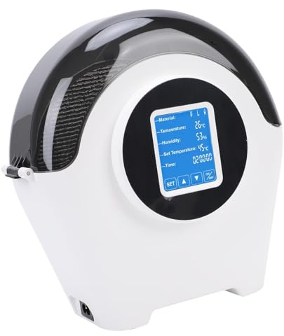 YWBL-WH Secador de Filamentos para Impresora 3D, Deshidratador de Material de Humedad y Temperatura Ajustable de 100 W con Pantalla Táctil Grande, para PLA PETG ABS TPU de (Enchufe europeo 100-240 V)