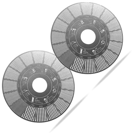 SHINLHUA User Friendly Round Coffee Grinds Size Card Suitable for Beginners and Enthusiasts to Adjust Grinds for Optimal Flavor Coffee Card