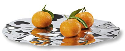 Philippi Water Frutero, Acero Inoxidable, Plata, 38,5 x 38,5 x 2 cm