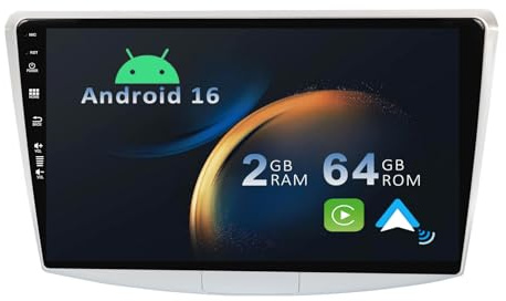 YUNTX Android 14 Car Stereo Fit for VW Passat B6/B7 Magotan/CC (2010-2015)-[Built-in CarPlay/Android auto/GPS]- Camera-IPS 2.5D 10.1”Touchscreen-DAB/MirrorLink/Bluetooth 5.0/Steering Wheel Control