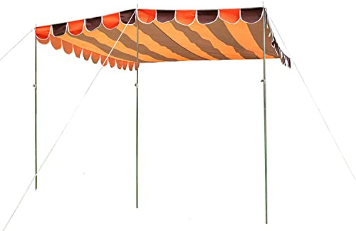 OLPRO Outdoor-Freizeit-Produkte, orange und braun Schatten, Wohnmobil/Wohnwagen Markise