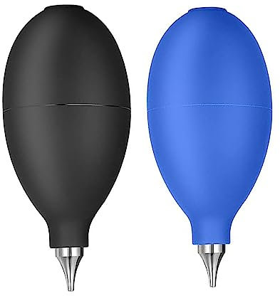 2 Stück Luftgebläse-Staubreinigerball Handgehaltenes Gummistaubreinigungsgerät Quetschball Pumpe Staubentferner Luftballon für Kamera, Tastatur und Hörgeräte