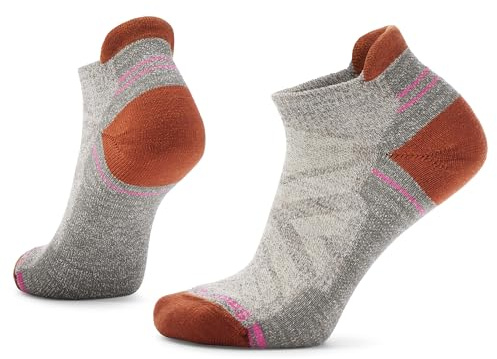 Smartwool Damen Hike Light Cushion Merino Wool Low Ankle Socks, Taupe-Natural Marl, Medium